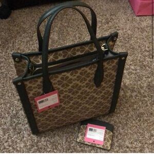 Kate Spade NS Tote Bag with Matching Wallet